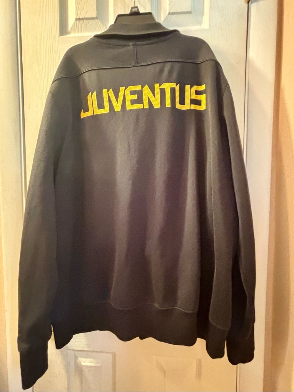 Nike Black Jacket with Yellow Accents - Juventus Crest